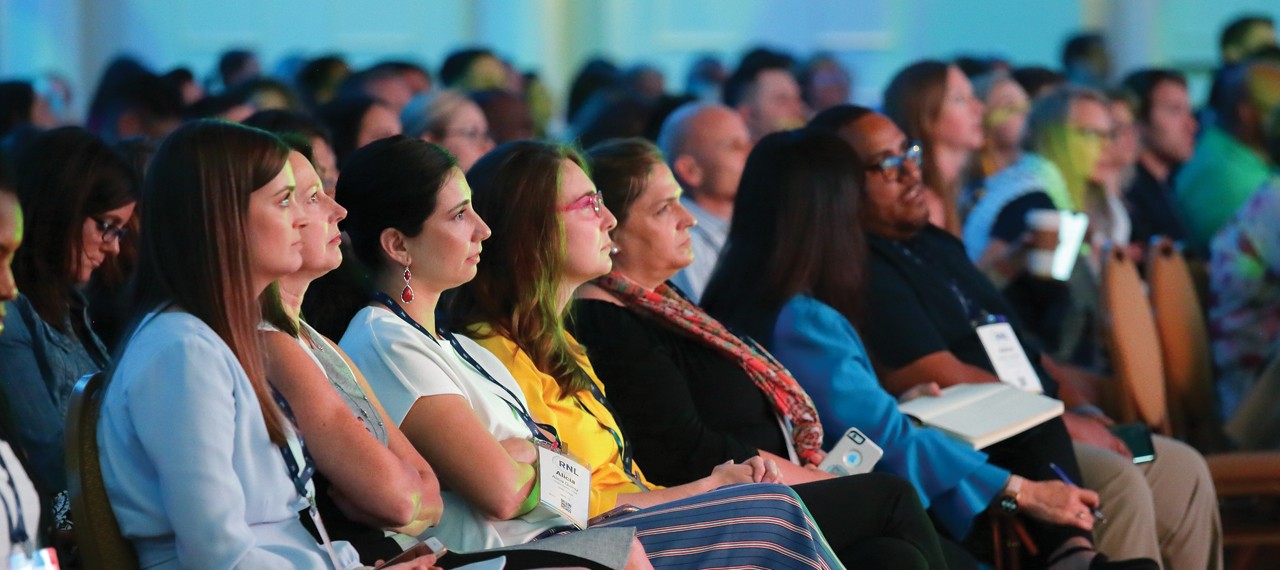 Educators in discussion